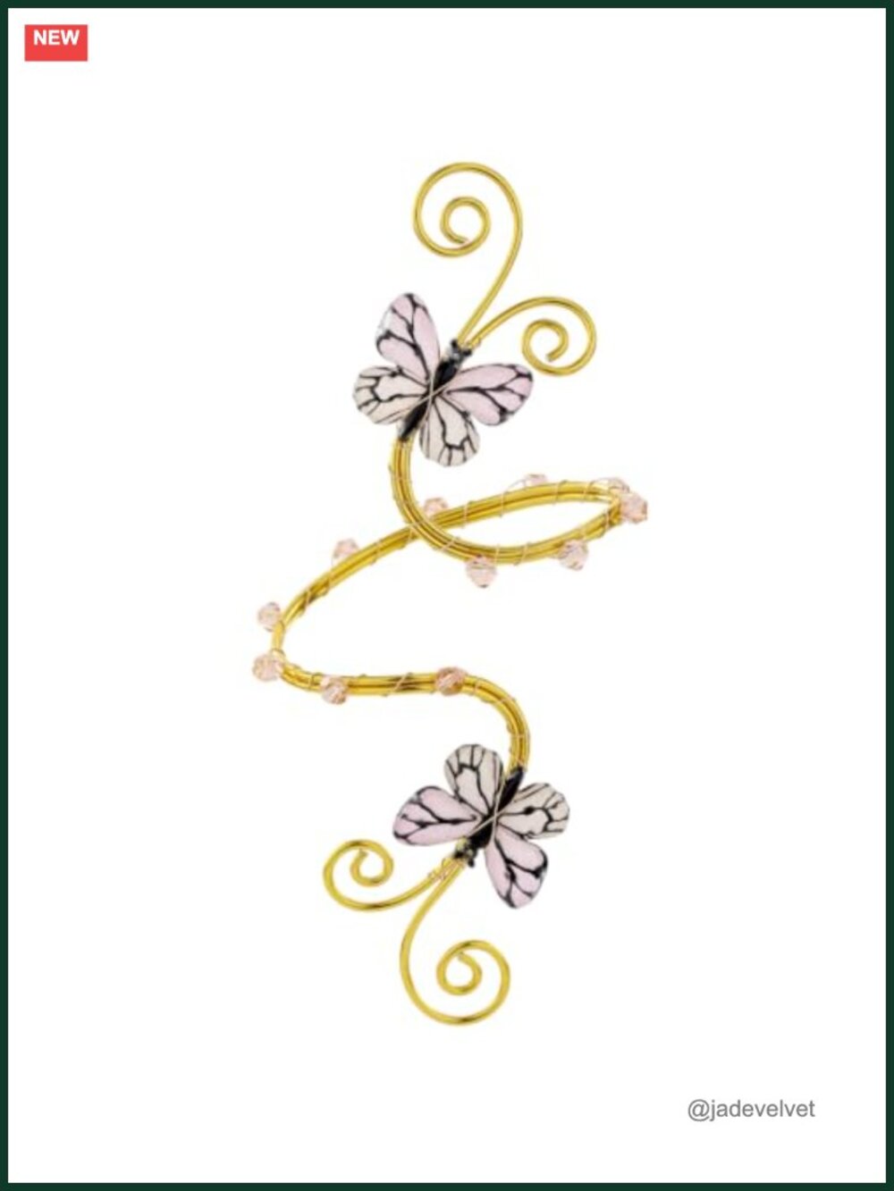 Fairy Arm Cuff Butterfly Arm Wrap Adjustable Elf Armlet Costume Accessory